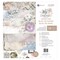 Bohemian Heart 12x12 Paper Pad - 14 sheets w foil- 6 double sided designs x 2 sheets each + 1 cut-out sheet + 1 cut-out sheet on cover paper pad